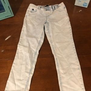 Girls Jeggings Lg 10/12 Elastic Waist
